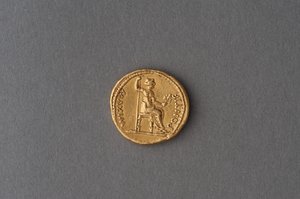 Aureus av Tiberius (guld)